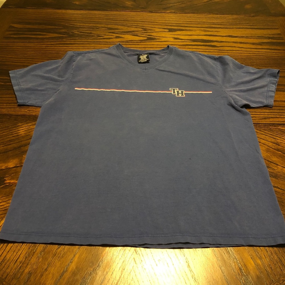 VTG Tommy Hilfiger Blue Short Sleeve Shirt TH